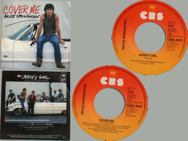 Bruce Springsteen - COVER ME / JERSEY GIRL
